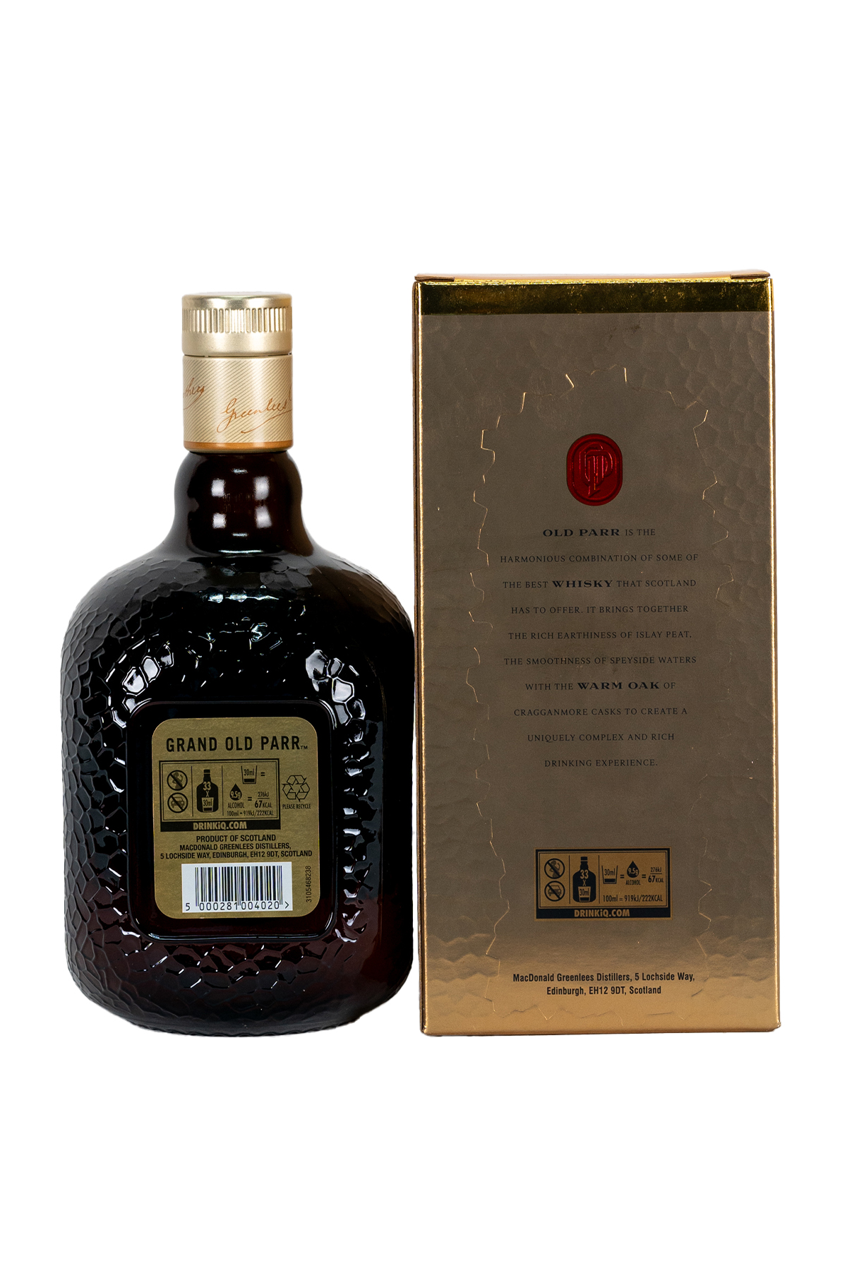Buy Grand Old Parr 12 Year Old Blended Scotch - CityDrinks