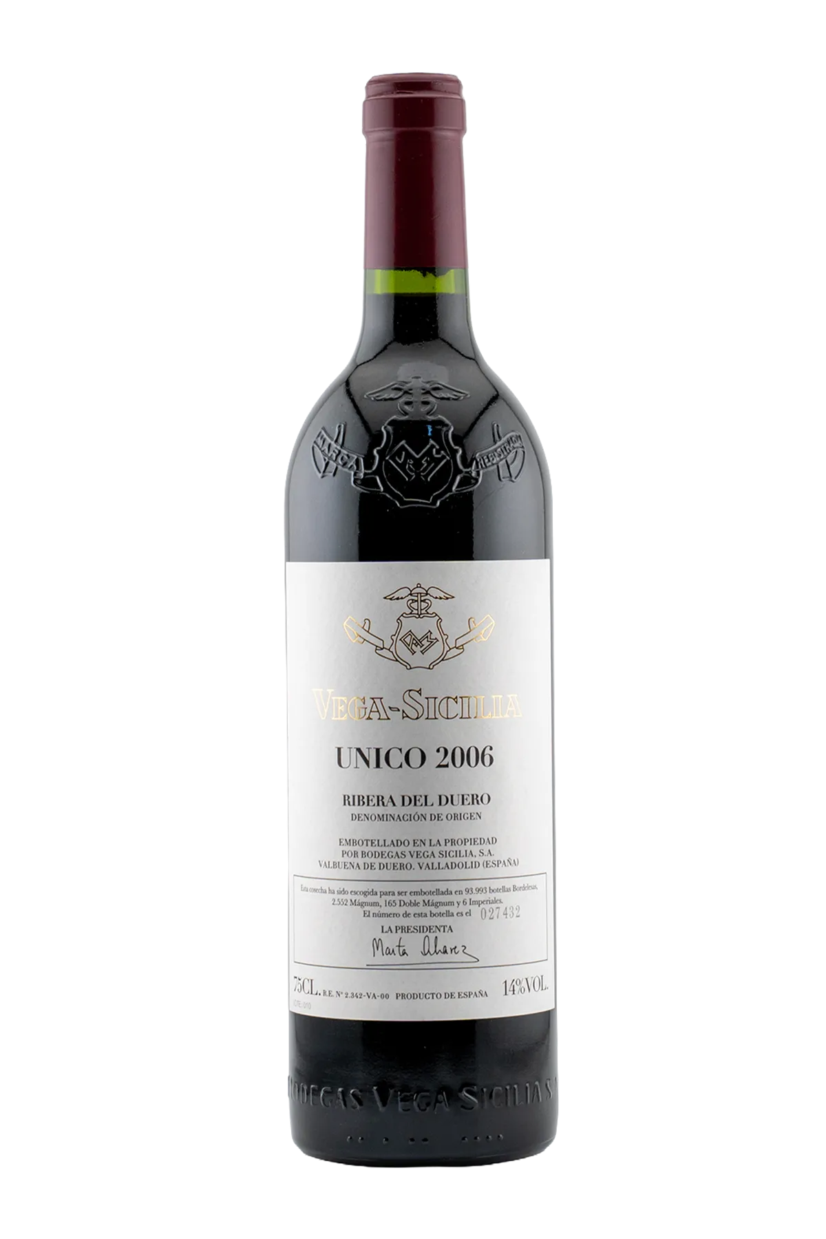 Vega Sicilia Unico Ribera del Duero 2006 750 ml - Compare prices in UAE
