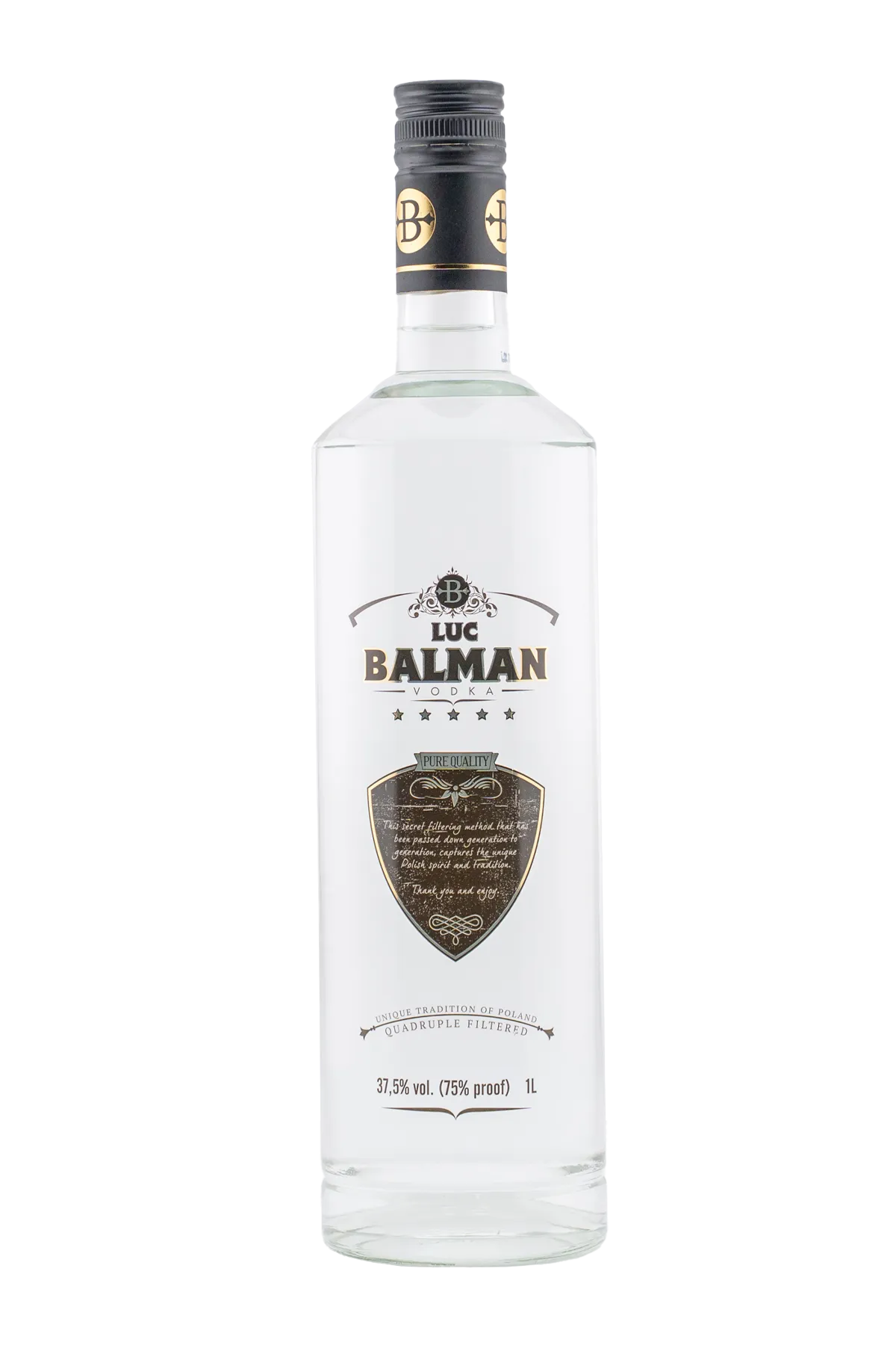 Luc Balman Vodka 1000ml - Compare prices in UAE
