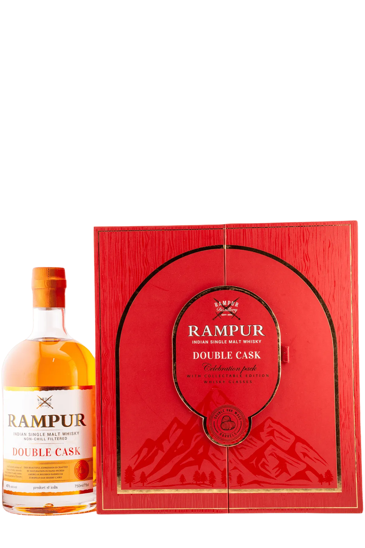 Buy Rampur Double Cask Indian Single Malt Whisky - CityDrinks