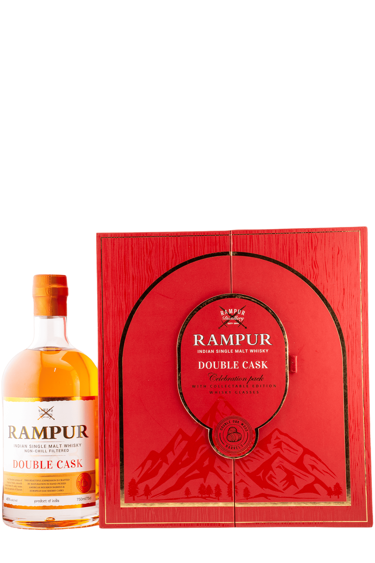 Buy Rampur Double Cask Indian Single Malt Whisky - CityDrinks