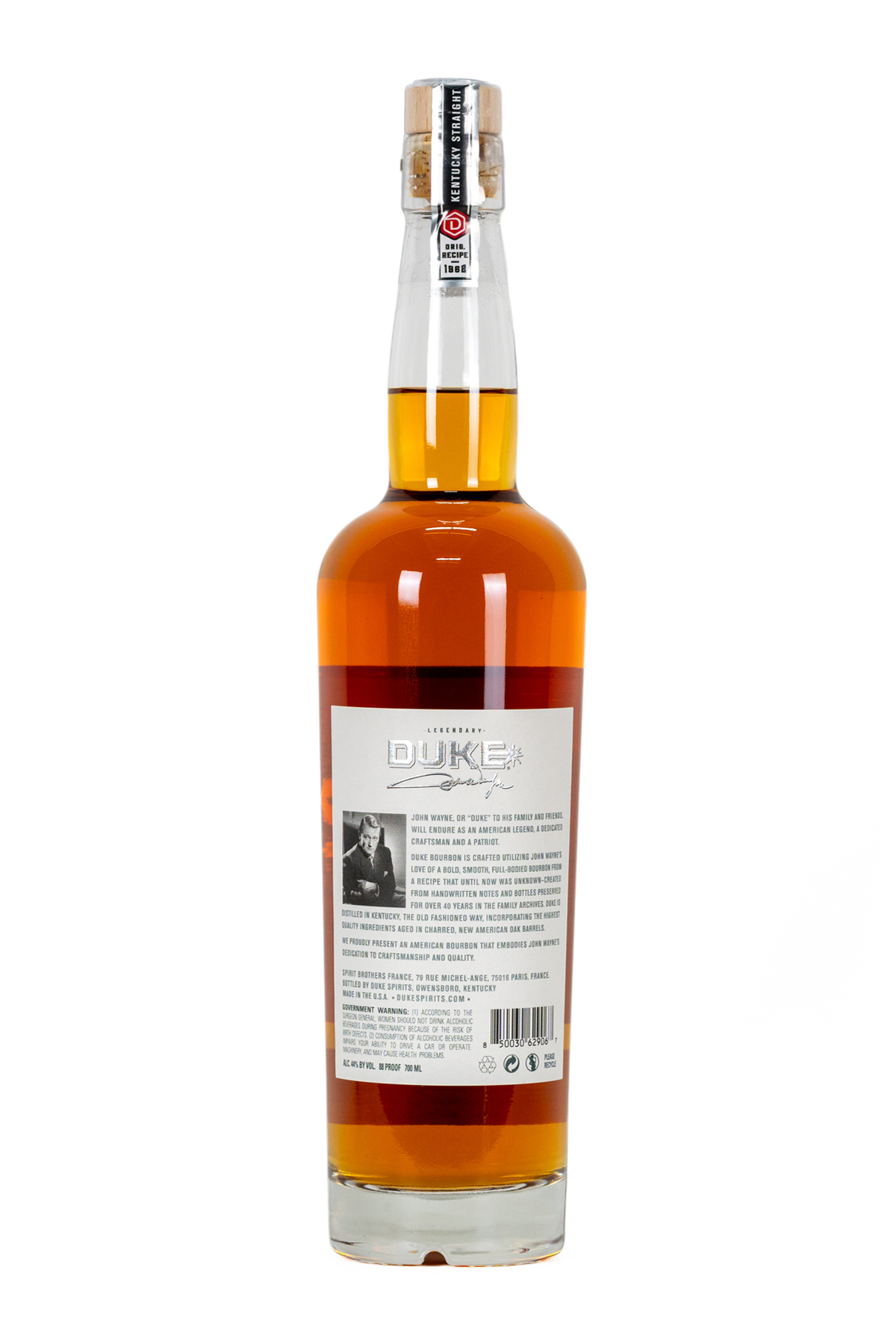 Buy Duke Kentucky Straight Bourbon | Delivery Dubai/AUH - CityDrinks