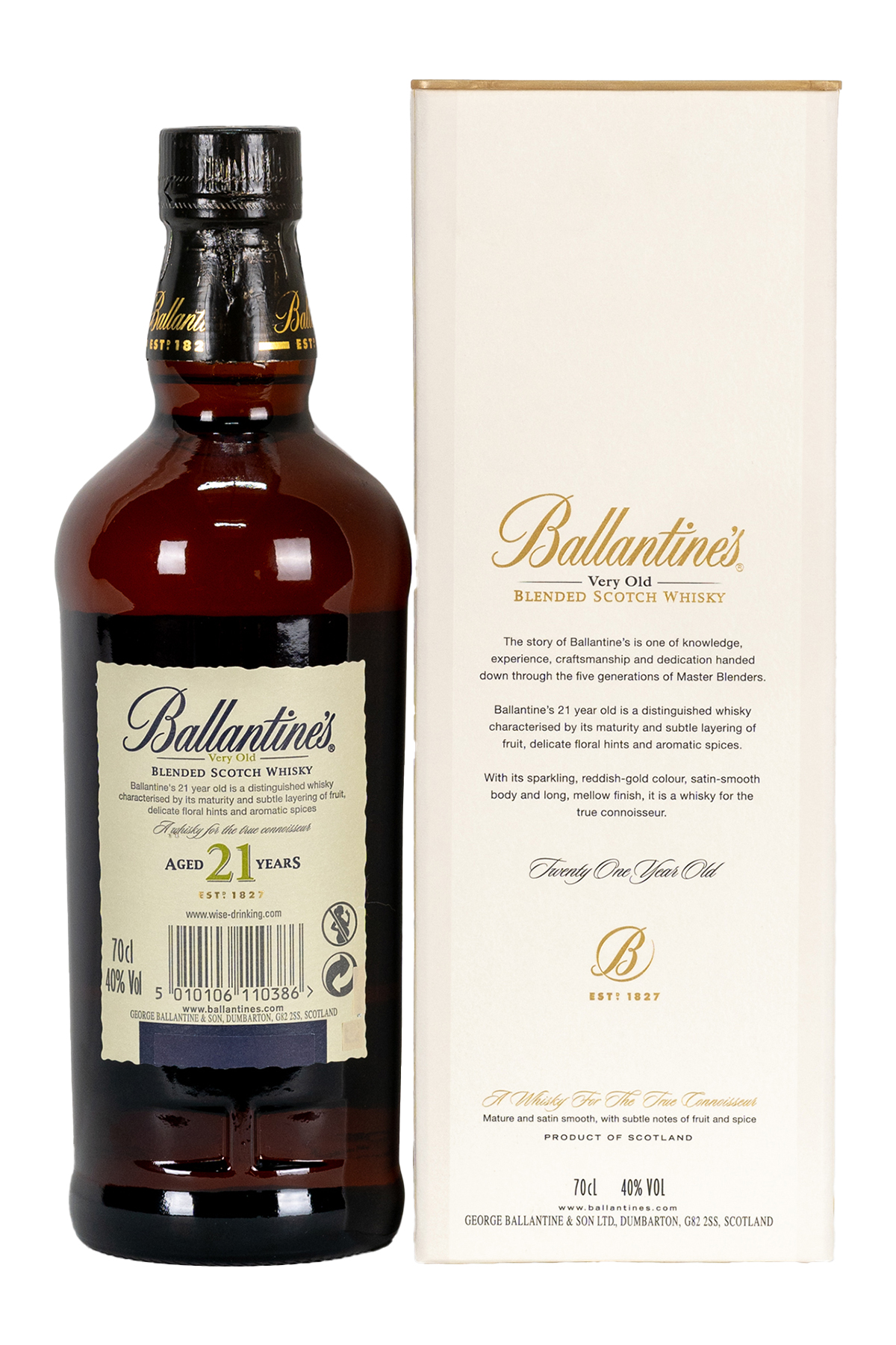 Buy Ballantine's 21 Year Old Blended Scotch - CityDrinks