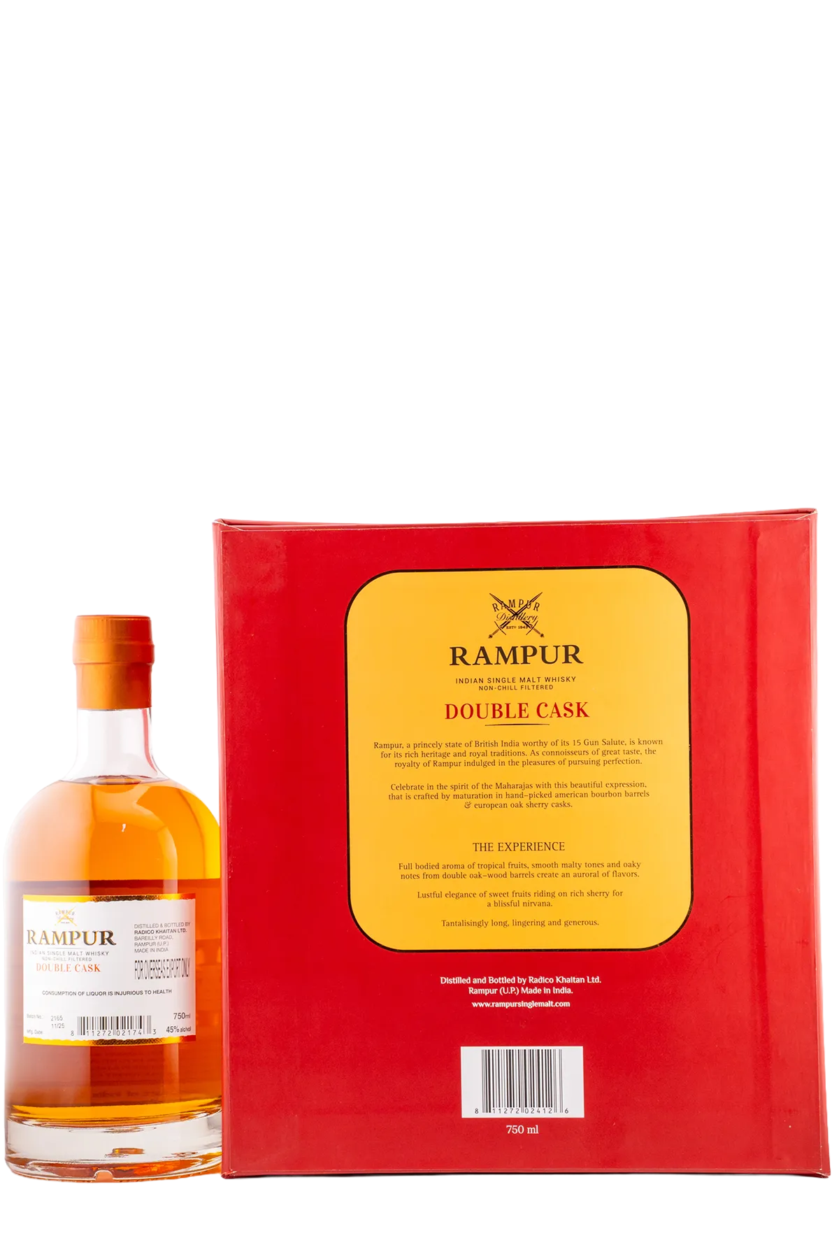 Buy Rampur Double Cask Indian Single Malt Whisky - CityDrinks
