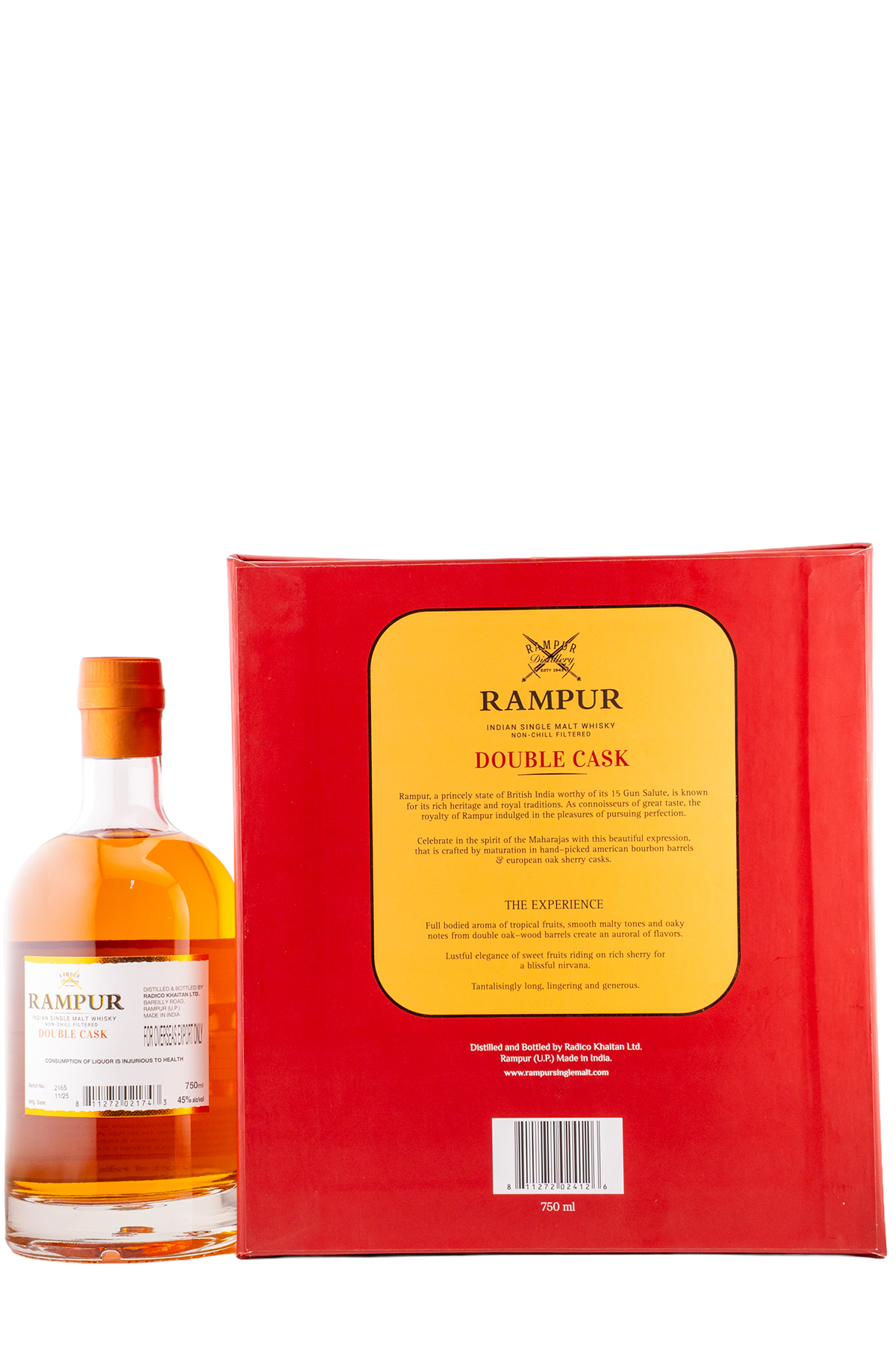 Buy Rampur Double Cask Indian Single Malt Whisky - CityDrinks