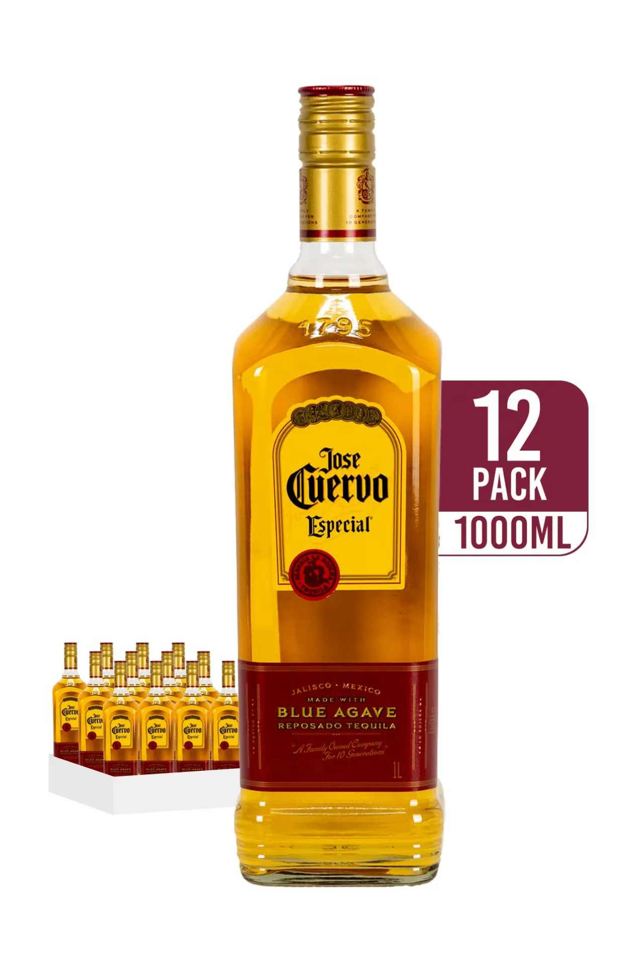 Jose Cuervo Gold 12 x 1L - Compare prices in UAE