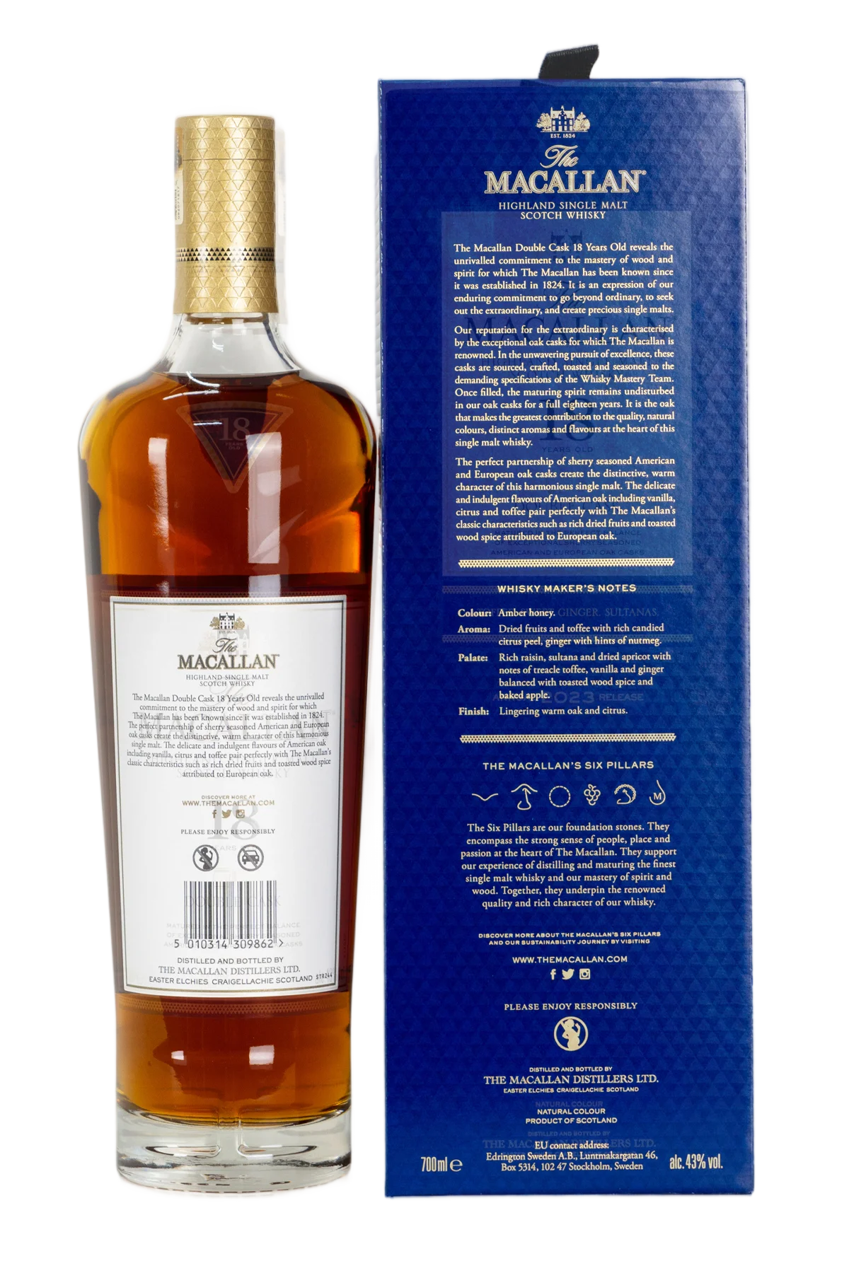 Buy The Macallan 18 Year Old Double Cask Single Malt - CityDrinks