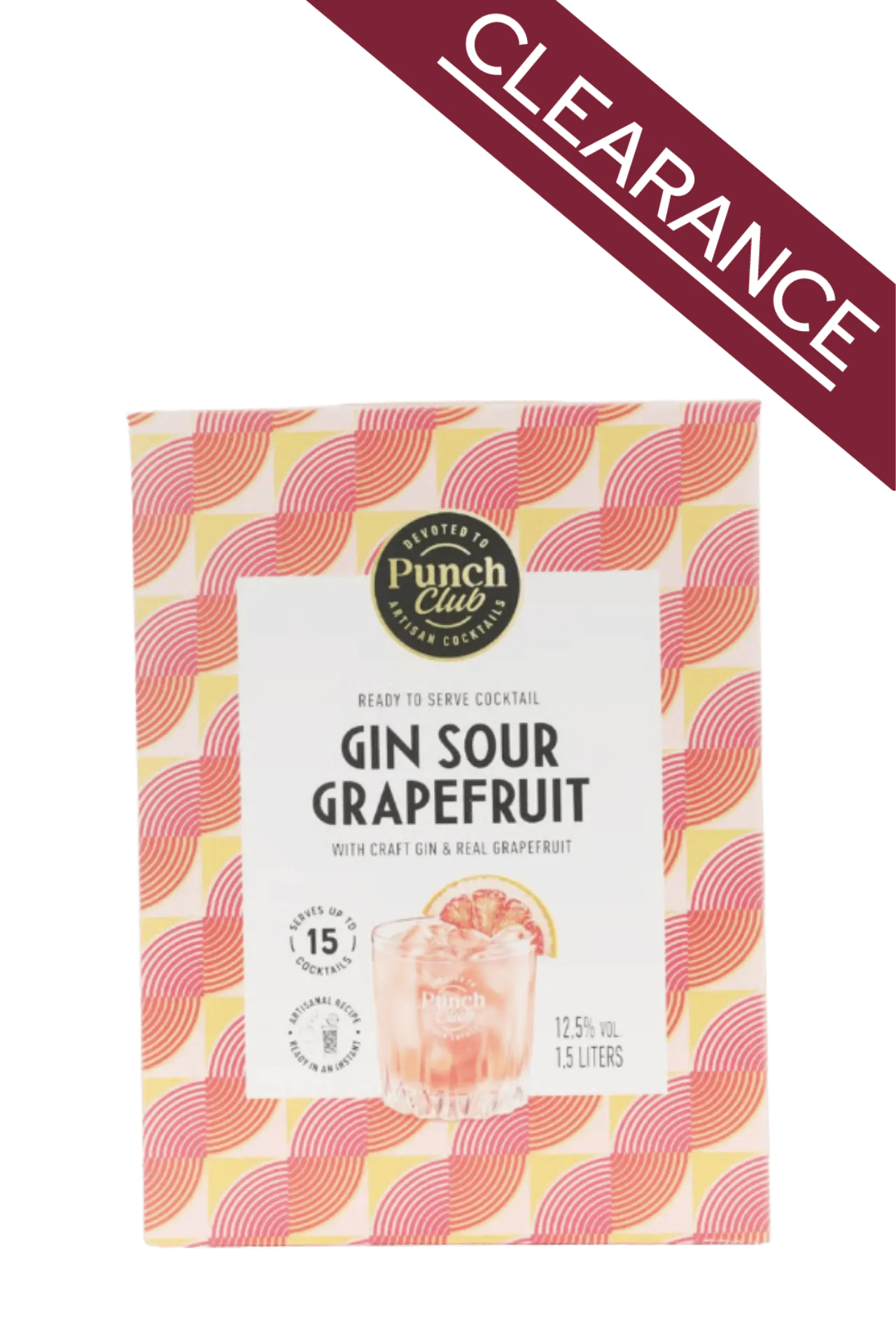 Punch Club Gin Sour Grapefruit Boxed Cocktail 1500 ml - Compare prices in UAE