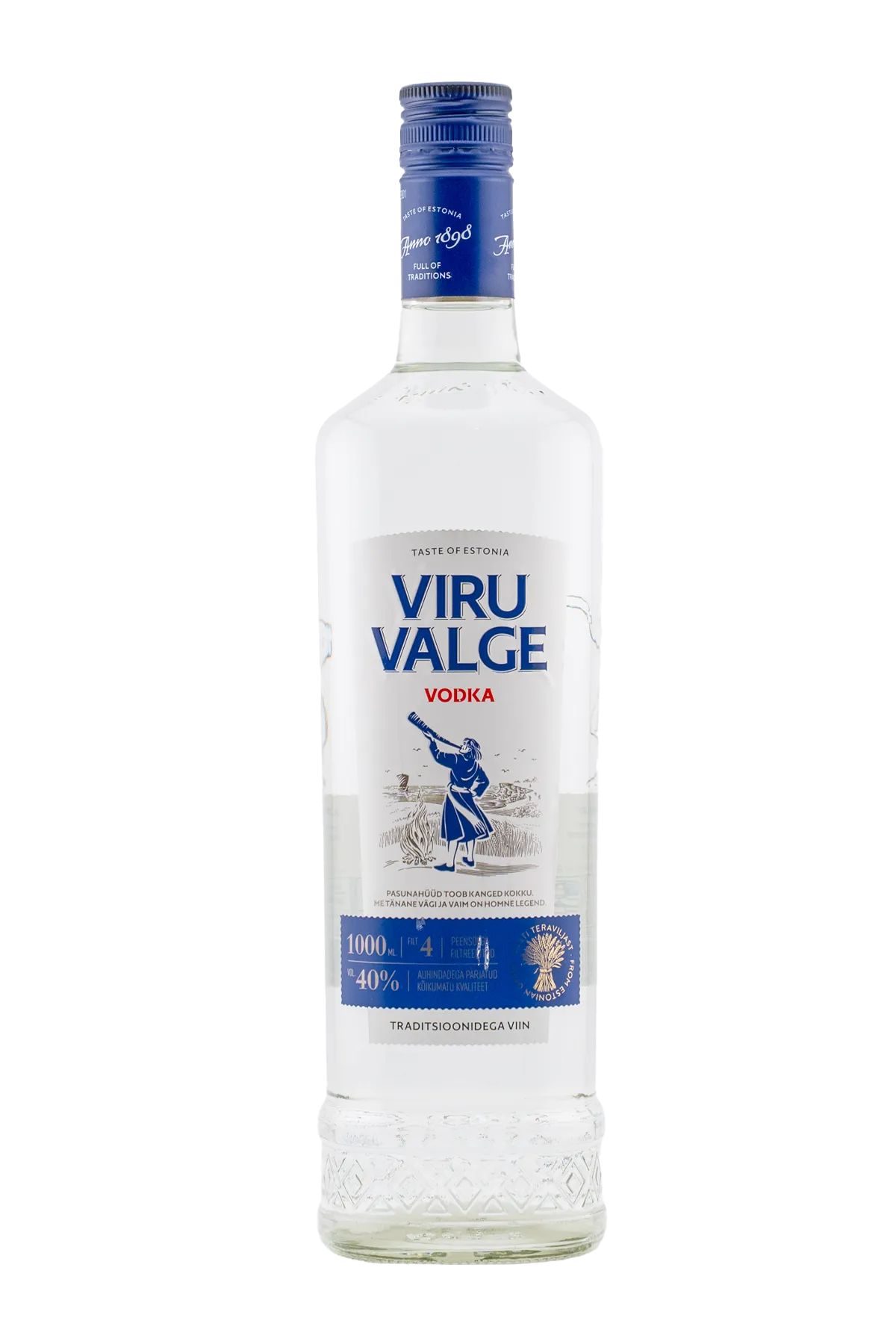 Viru Valge Pure Estonian Vodka 1000 ml - Compare prices in UAE