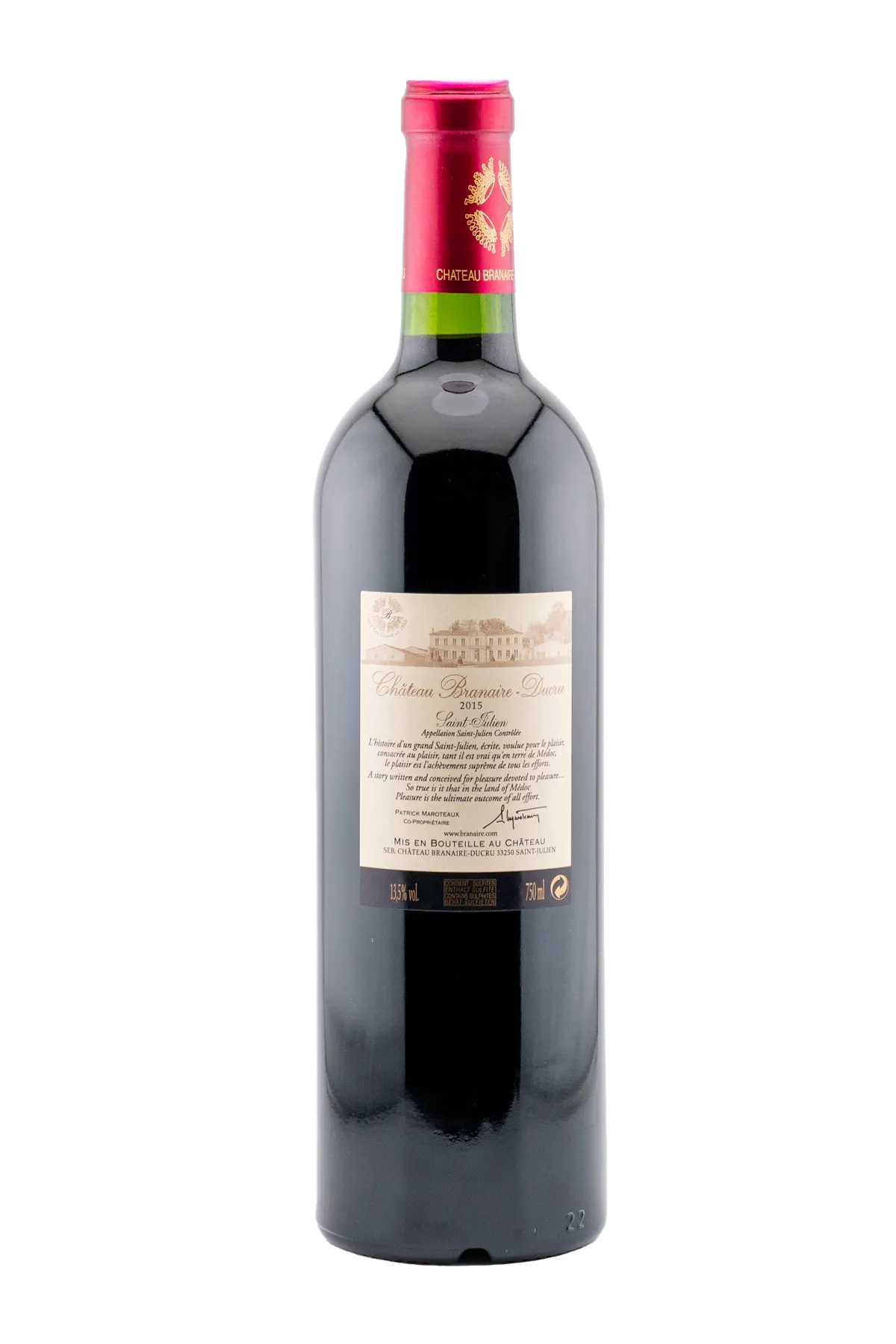 Buy Château Branaire-Ducru Saint-Julien 2015 - CityDrinks