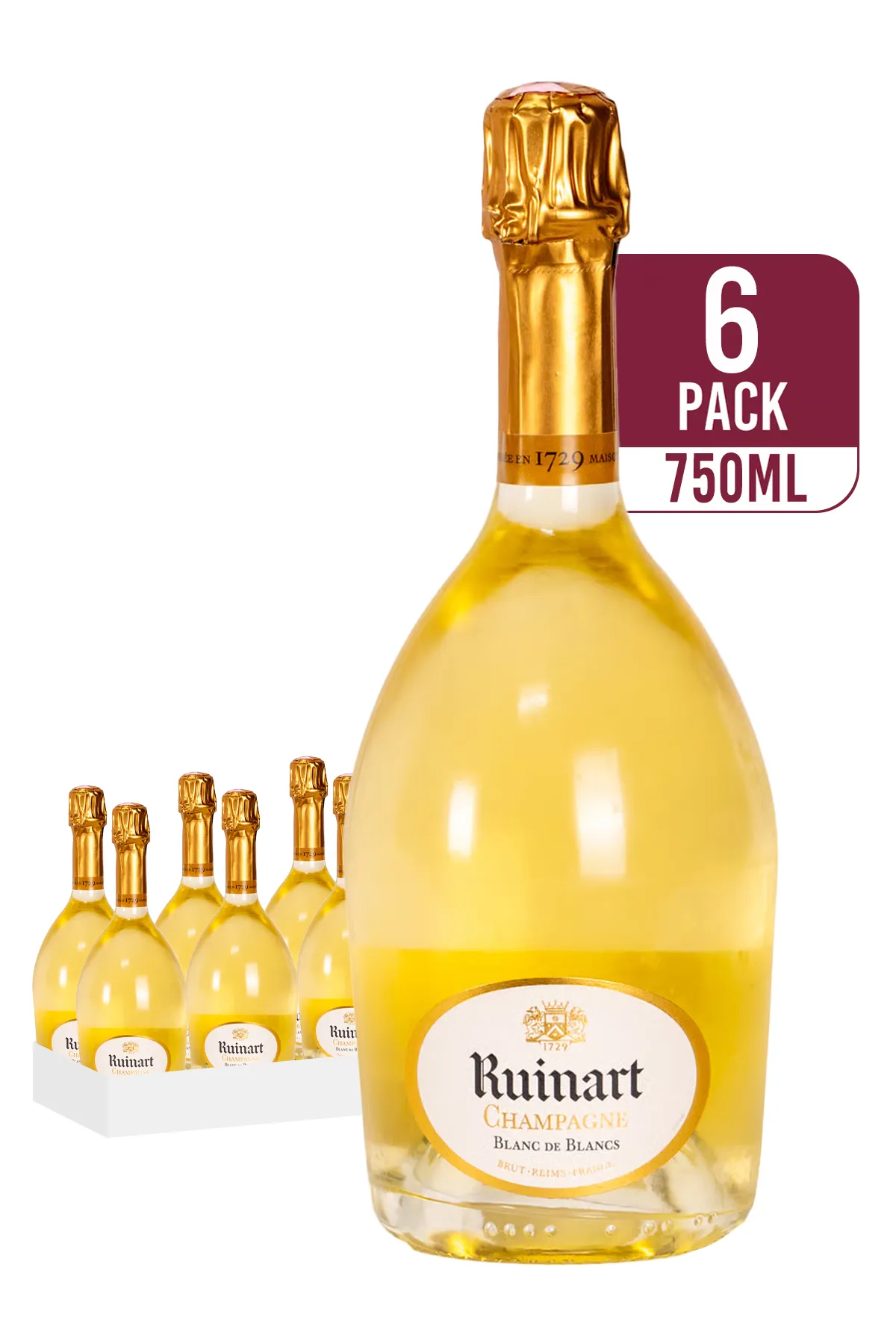 Ruinart Blanc De Blanc 6 x 750ML Price in UAE