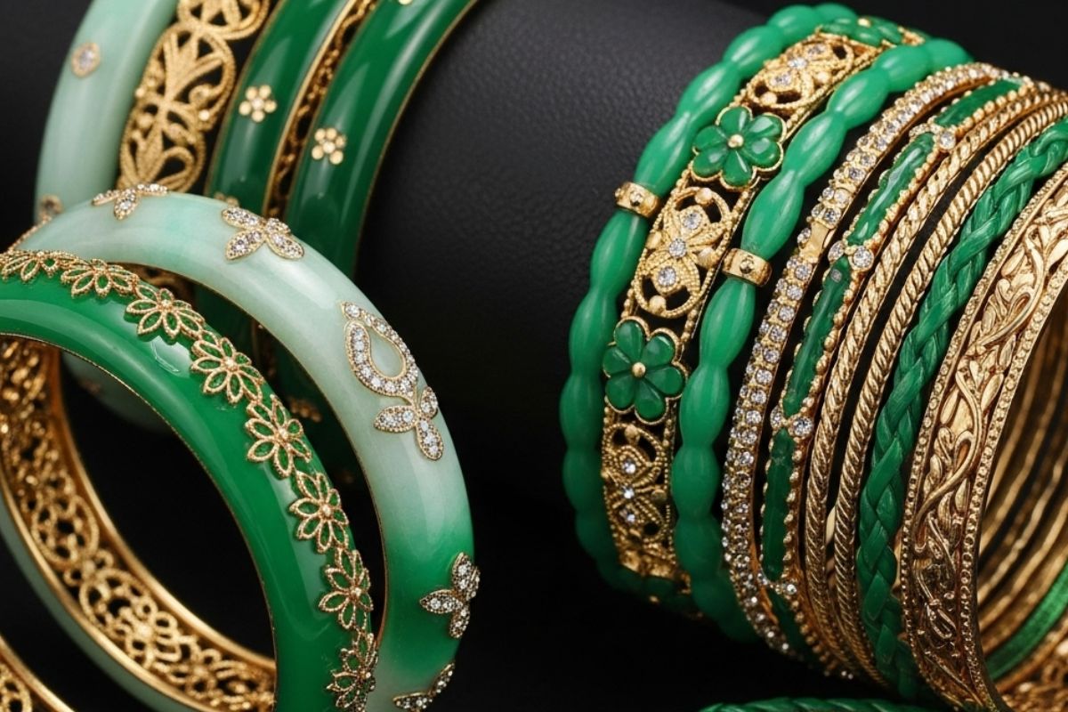 Green Bangles Design 8 1