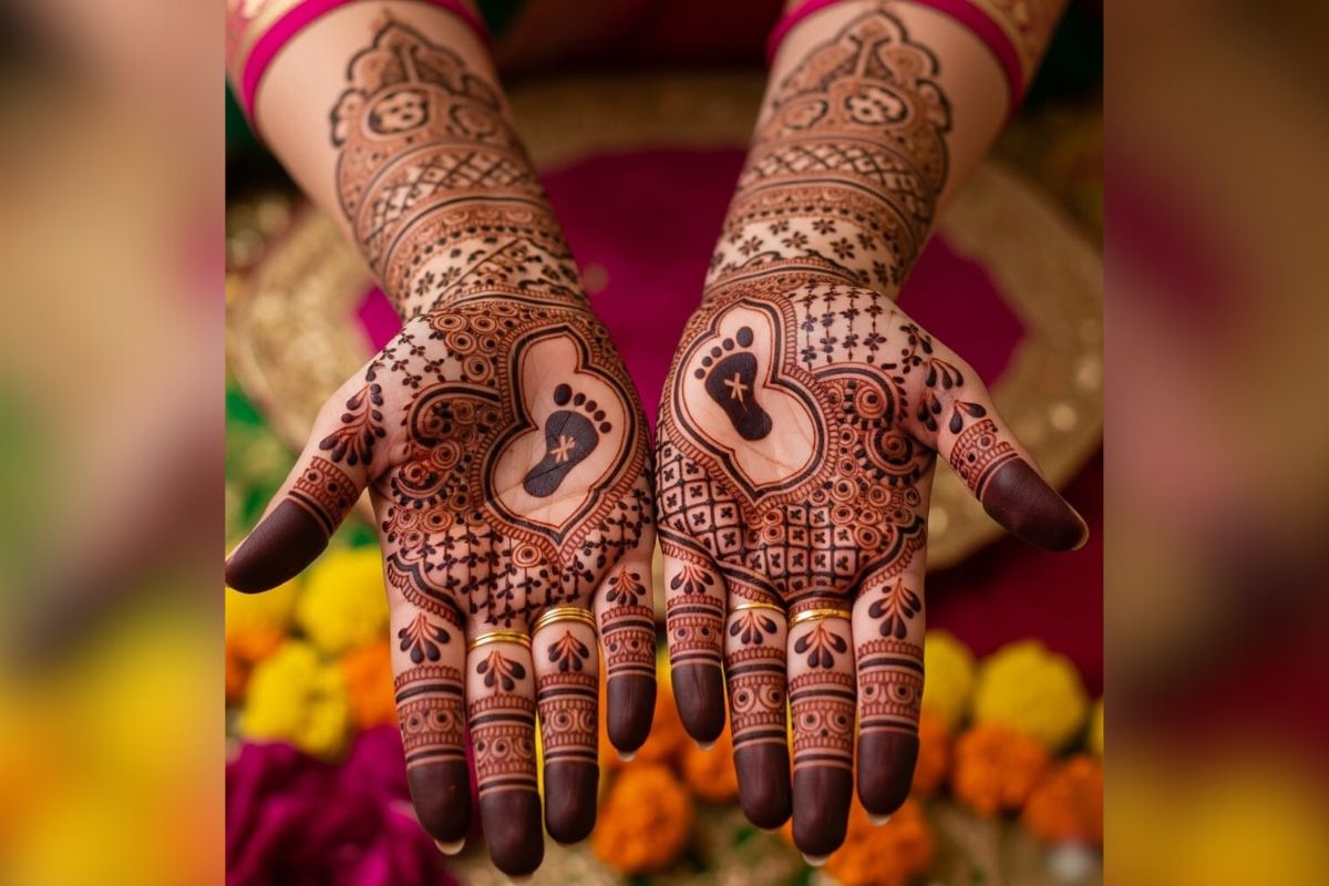Jitiya Mehndi Designs 6