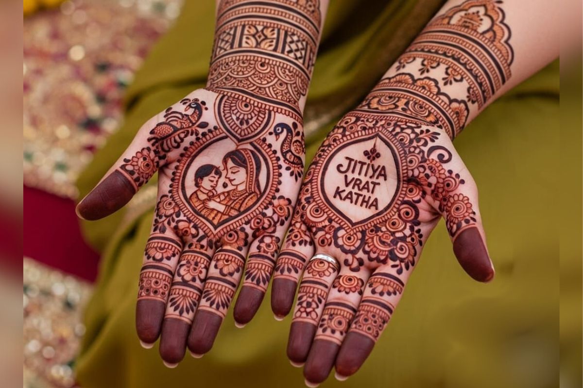 Jitiya Mehndi Designs 7