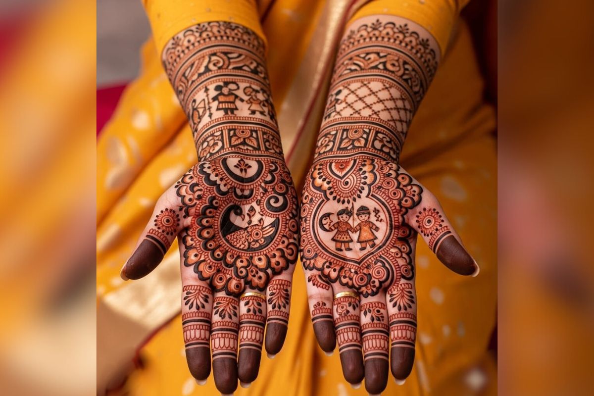 Jitiya Mehndi Designs
