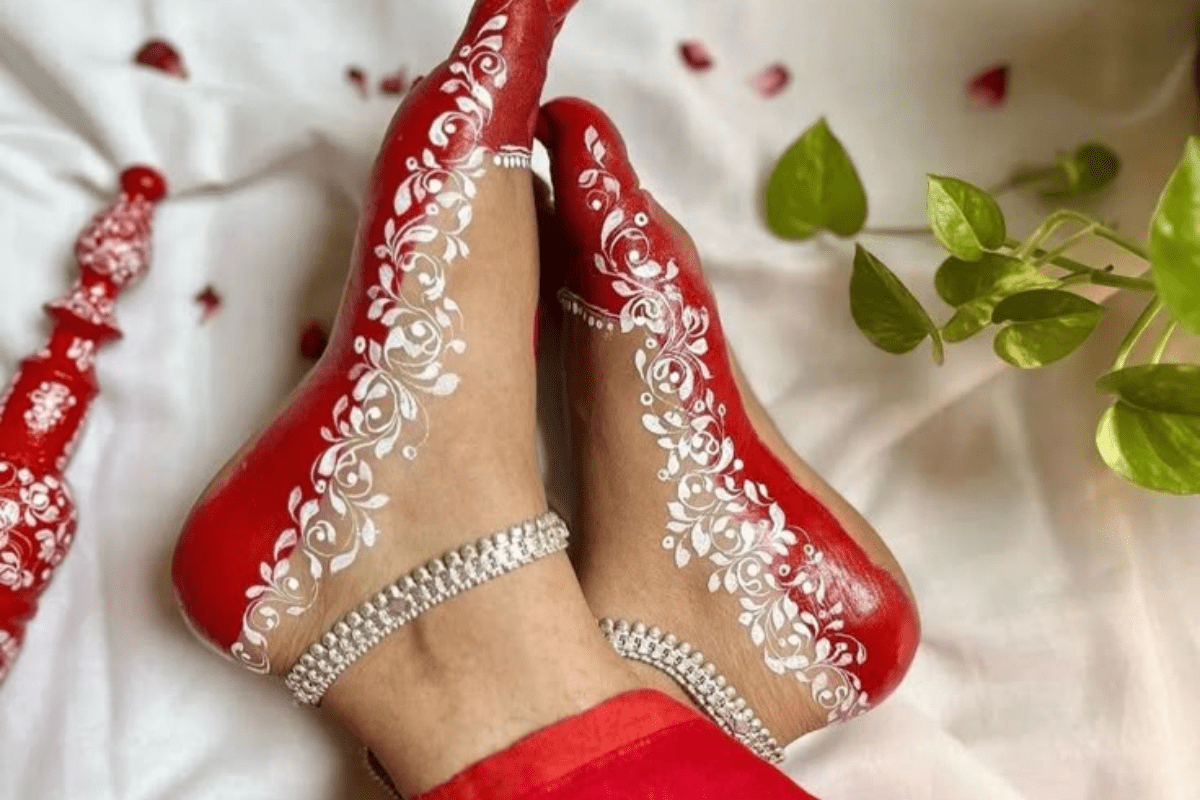 Jitiya Vrat Alta Design 2