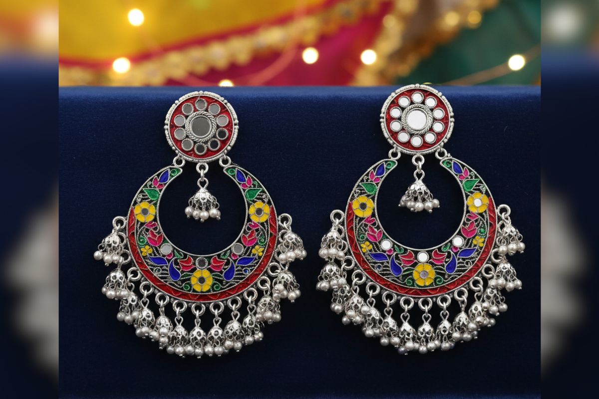 Latest Garba Earring Designs 