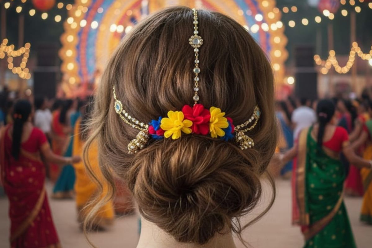 Latest Garba Hairstyle 2025: इस गरबा नाइट में बना लिया ये हेयर स्टाइल, तो हर नजर होगी आप पर 3 Latest Garba Hairstyle 2025