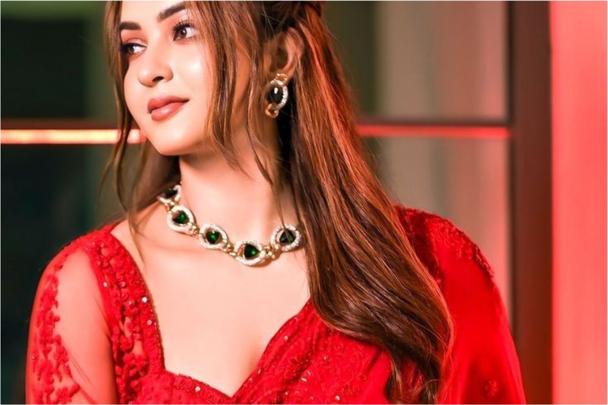 Latest Navratri Red Saree Designs: नवरात्रि के लिए लेटेस्ट रेड साड़ी डिजाइन जो आपके लुक को बनाएंगे परफेक्ट 6 Navratri Red Saree 3