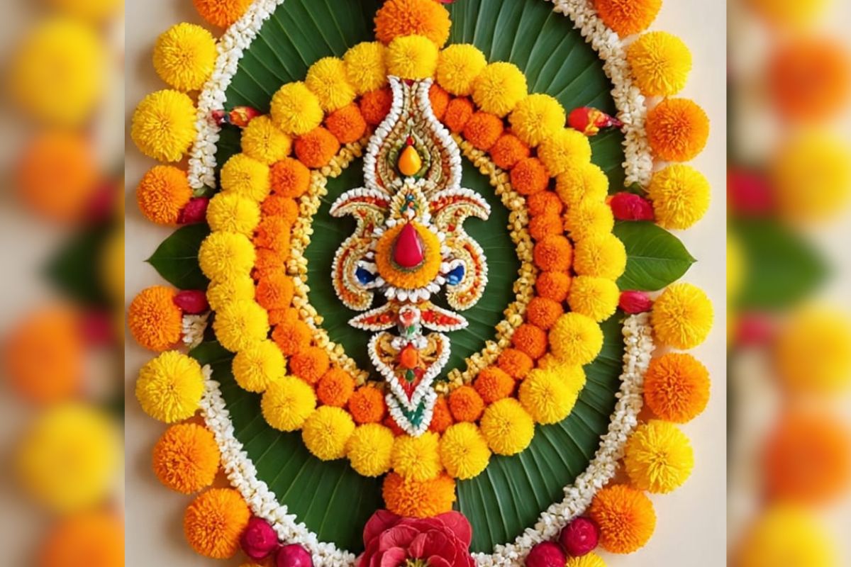 Onam Pookalam Design