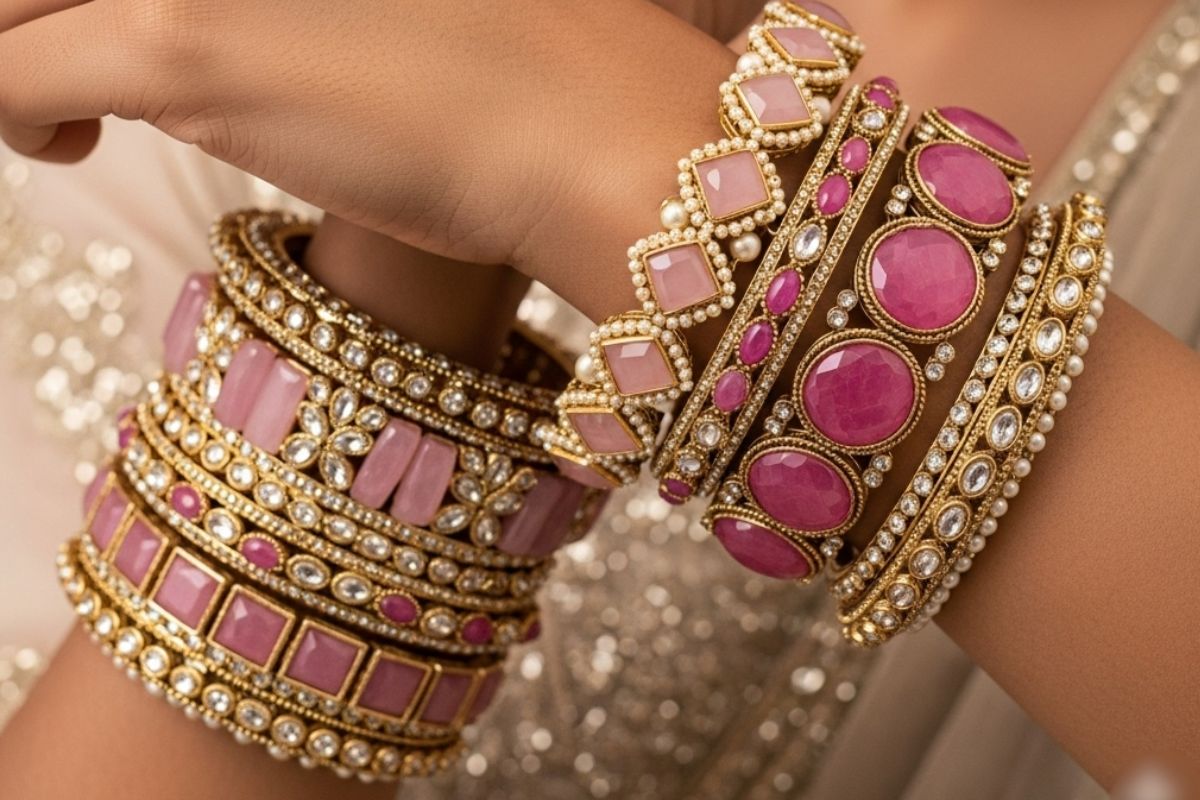 Pink Bangles Design (Ai Image)