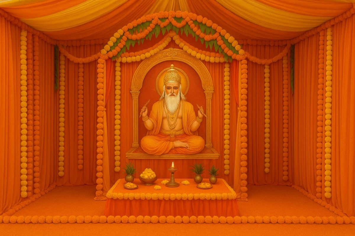 Vishwakarma Puja Decoration Idea: विश्वकर्मा पूजा पर करें खूबसूरत सजावट, इन खास टिप्स से करें अनोखी डेकोरेशन 3 Vishwakarma Puja Decoration