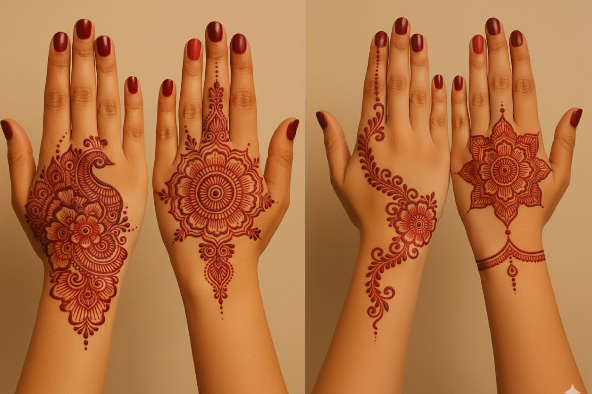 Back Mehndi Designs