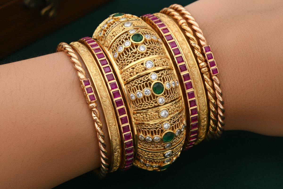 Bangle Design With Kada