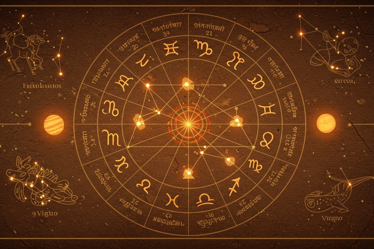 जन्म कुंडली से जानें आदित्य योग का प्रभाव: मेष, मिथुन और कन्या के लिए विशेष फल Illustration