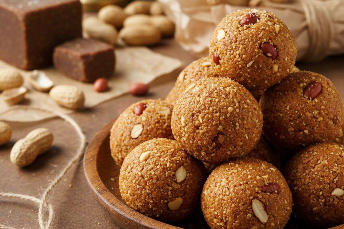 Navratri Vrat Special: नवरात्रि व्रत में घर पर आसानी से तैयार करें ये खास रेसिपीज, स्वाद में भी है लाजवाब 5 Moongfali Laddu