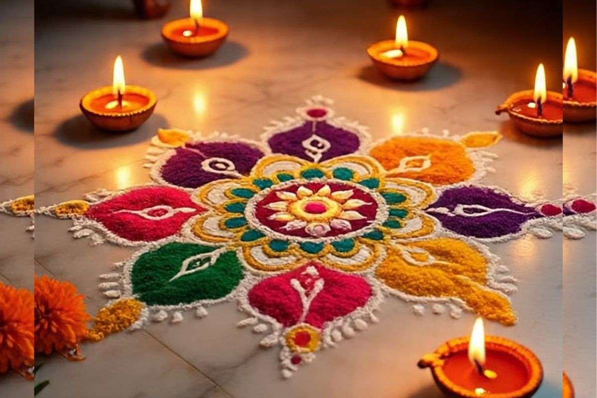 Bhai Dooj Rangoli Designs 