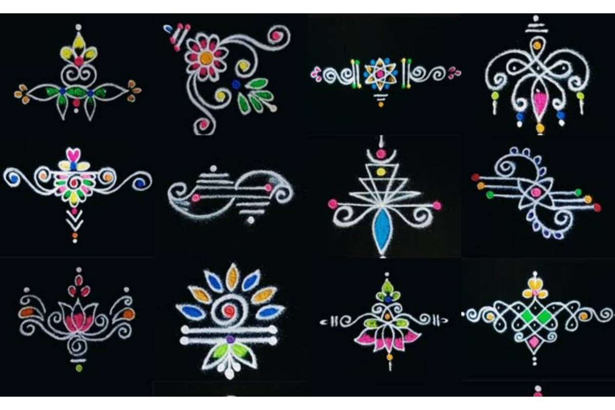 Border Rangoli Design min