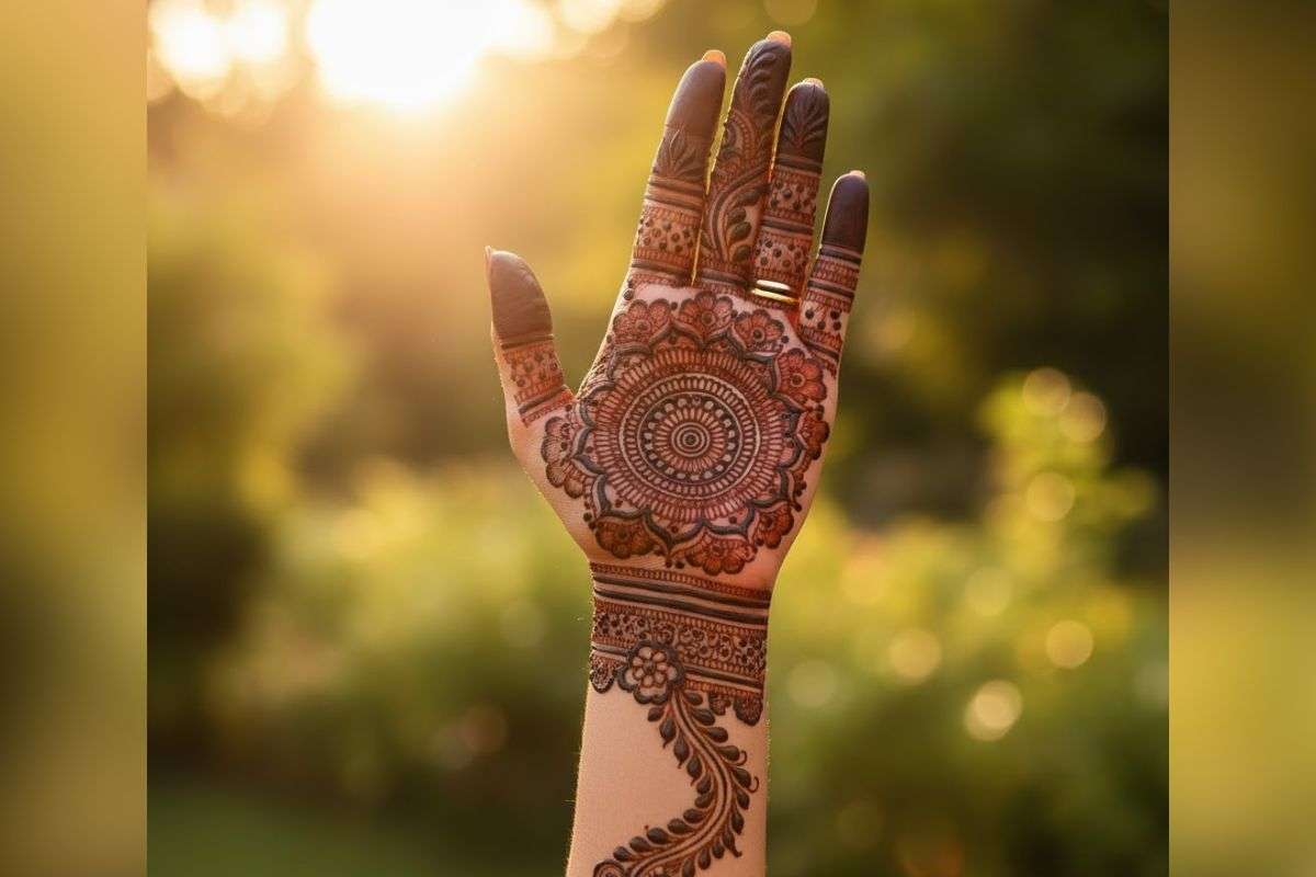 Chhath Puja Mehndi Design: त्योहार को बनाएं खास, हाथों पर सजाएं ये ब्यूटीफुल मेहंदी डिजाइन 5 Chhath Puja Mehndi Design