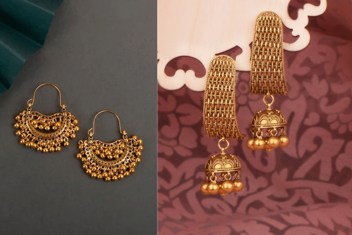 Gold Earrings Design For Dhanteras: धनतेरस पर खरीदें गोल्ड के सबसे खूबूसरत इयररिंग डिजाइन, देखें बेस्ट कलेक्शन 7 Dhanteras Gold Earring Design