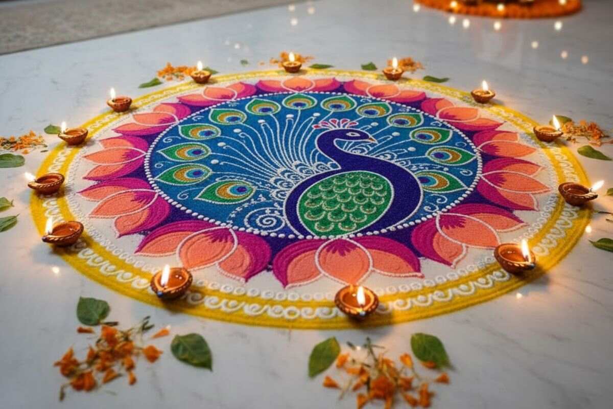 Govardhan Puja Rangoli Designs 