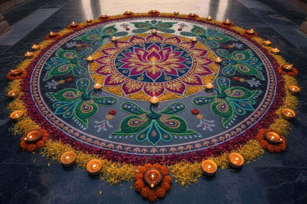 Govardhan Puja Rangoli Designs