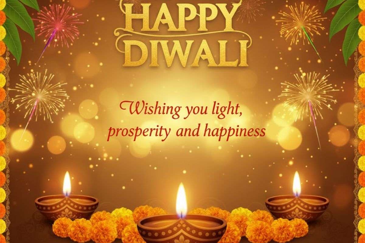 Happy Chhoti Diwali Wishes: दीपों की रोशनी से जगमगाए आपका संसार, छोटी दिवाली के शुभ मौके पर अपनों को दें ये प्यार भरी शुभकामनाएं 1 Happy Chhoti Diwali Wishes