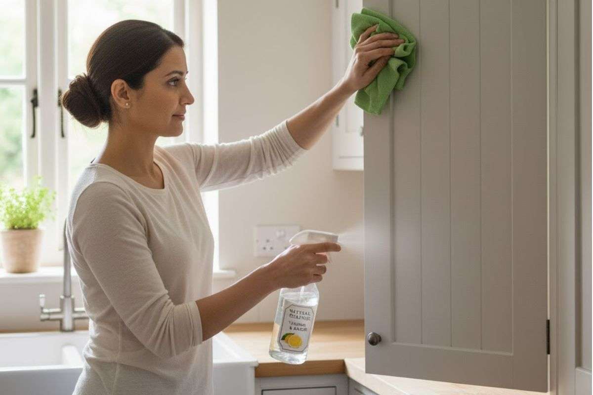 How To Clean Kitchen Cabinet For Diwali: दिवाली से पहले किचन कैबिनेट को बनाएं चमकदार, इन आसान घरेलू नुस्खों से दूर करें जिद्दी दाग और चिकनाई 2 How To Clean Kitchen Cabinet For Diwali