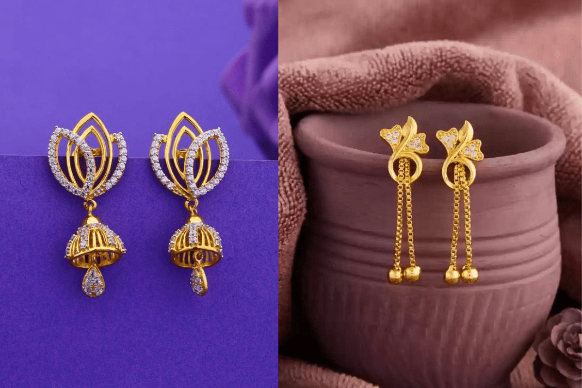 Gold Earrings Design For Dhanteras: धनतेरस पर खरीदें गोल्ड के सबसे खूबूसरत इयररिंग डिजाइन, देखें बेस्ट कलेक्शन 4 Latest Gold Earrings Design For Dhanteras