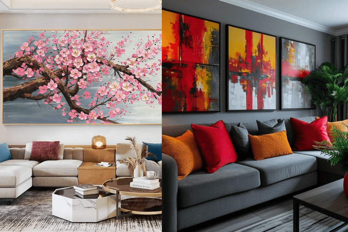 Living Room Wall Painting Ideas