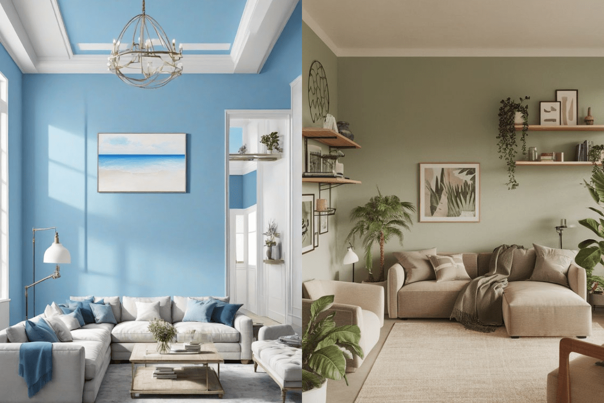 Living Room Wall Painting Ideas