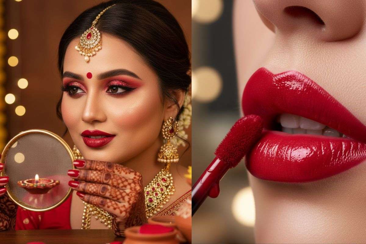 Trending Lipstick Shade For Karwa Chauth