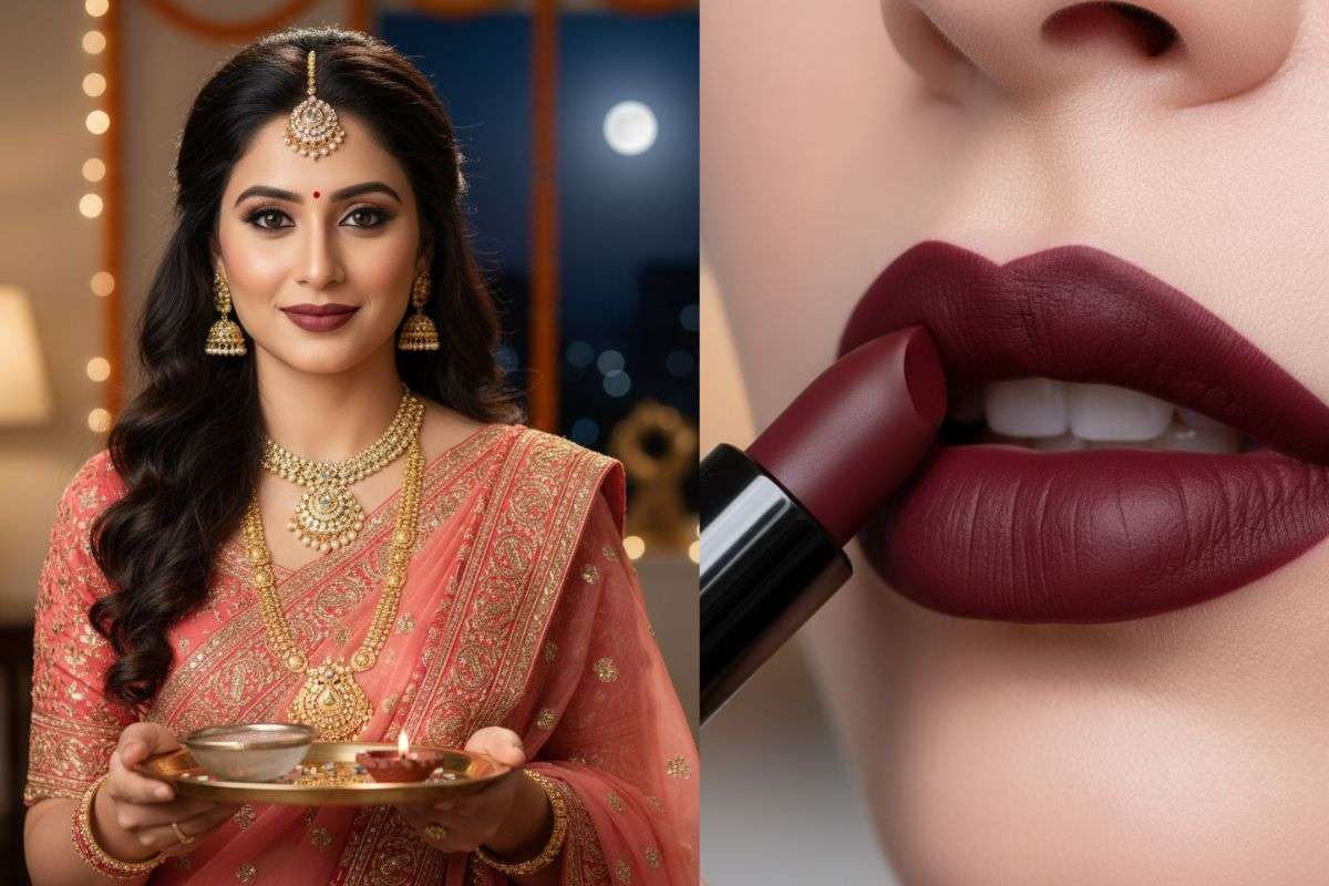 Trending Lipstick Shade For Karwa Chauth 