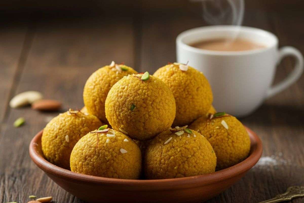 besan ke ladoo