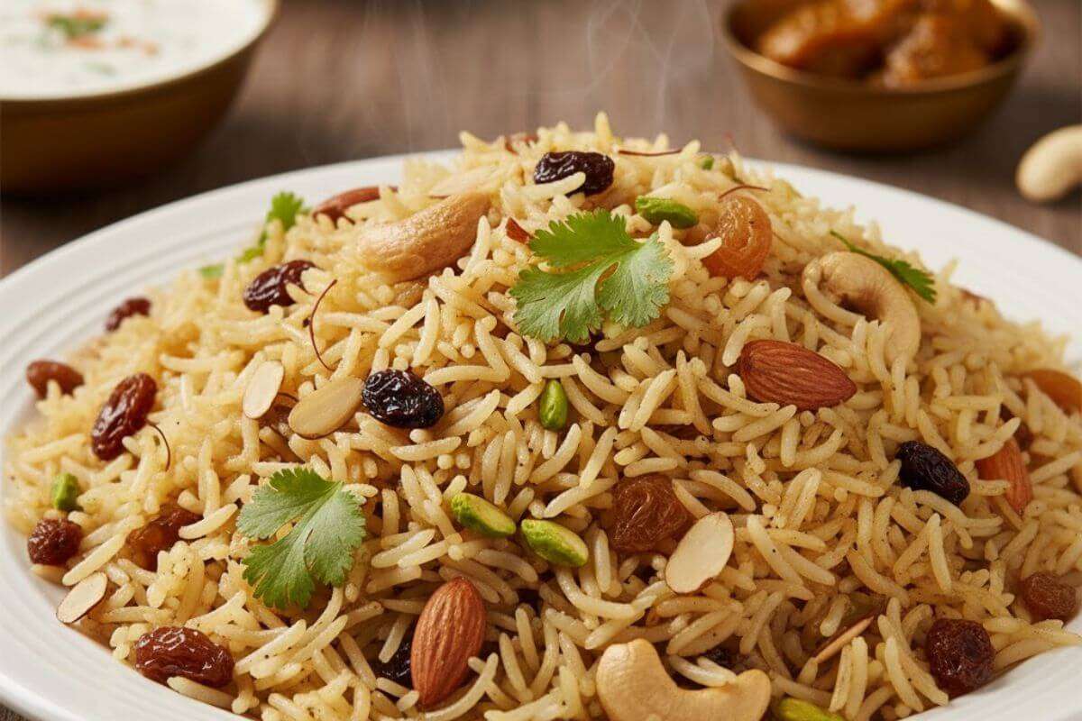 Pulao Recipes Ideas For Diwali Dinner: सादा पुलाव छोड़िए, इस दिवाली बनाएं ये 5 फ्लेवरफुल पुलाव, स्वाद ऐसा कि खाने वाले बार-बार बनाने की करेंगे डिमांड 5 Dry Fruit Pulao