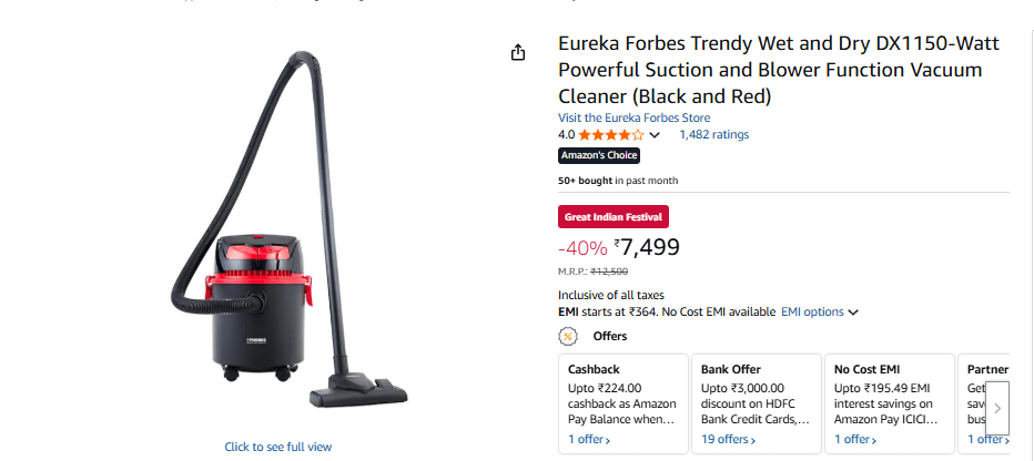 मेहनत छोड़ो और ले आओ ये इलेक्ट्रिक होम क्लीनर्स, दिवाली पर पलक झपकते ही चमका देंगे पूरा घर 1 Image 193