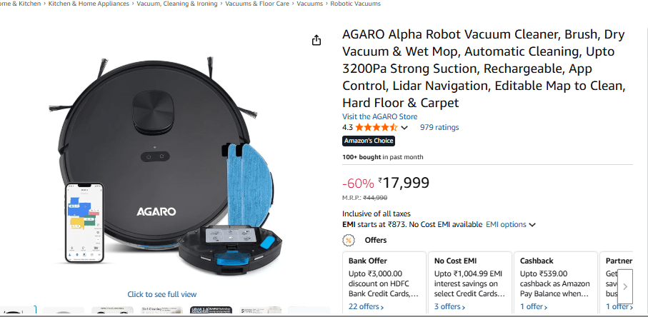 मेहनत छोड़ो और ले आओ ये इलेक्ट्रिक होम क्लीनर्स, दिवाली पर पलक झपकते ही चमका देंगे पूरा घर 4 Image 194