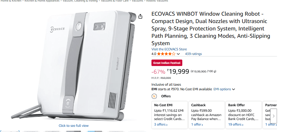 मेहनत छोड़ो और ले आओ ये इलेक्ट्रिक होम क्लीनर्स, दिवाली पर पलक झपकते ही चमका देंगे पूरा घर 5 Image 195