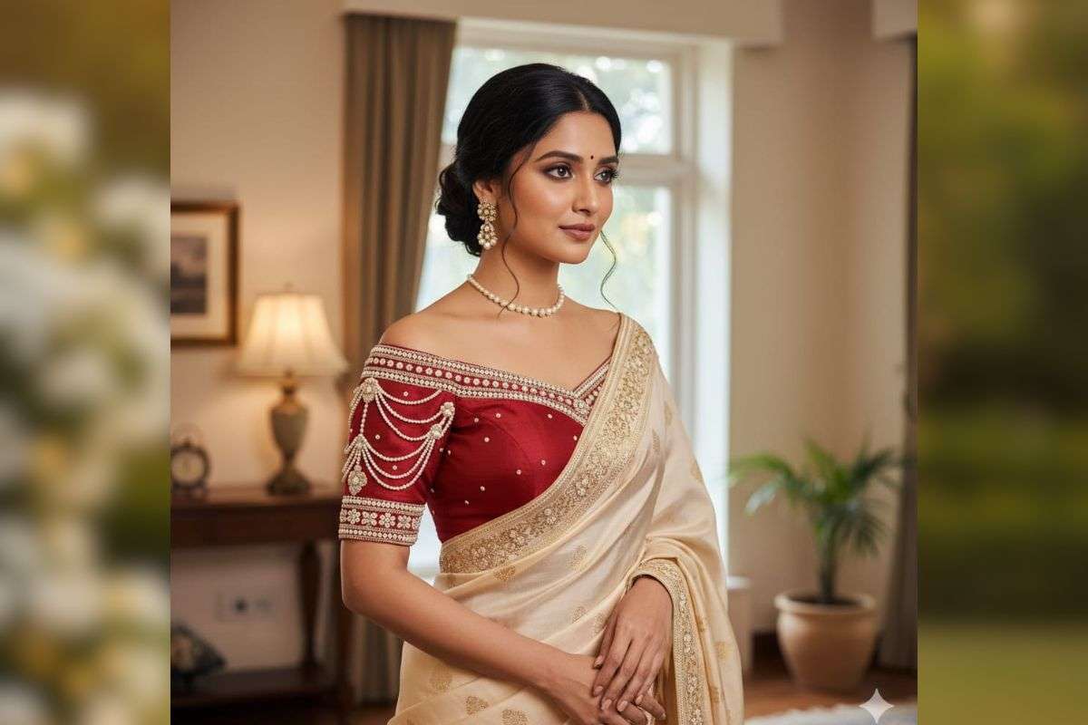 Karwa Chauth Special Blouse Design: करवा चौथ पर सादगी में लगाना है मॉर्डन का तड़का, तो इन ब्लाउस को आज ही करें वॉर्डरोब में शामिल 1 Karwa Chauth Special Blouse Desigen