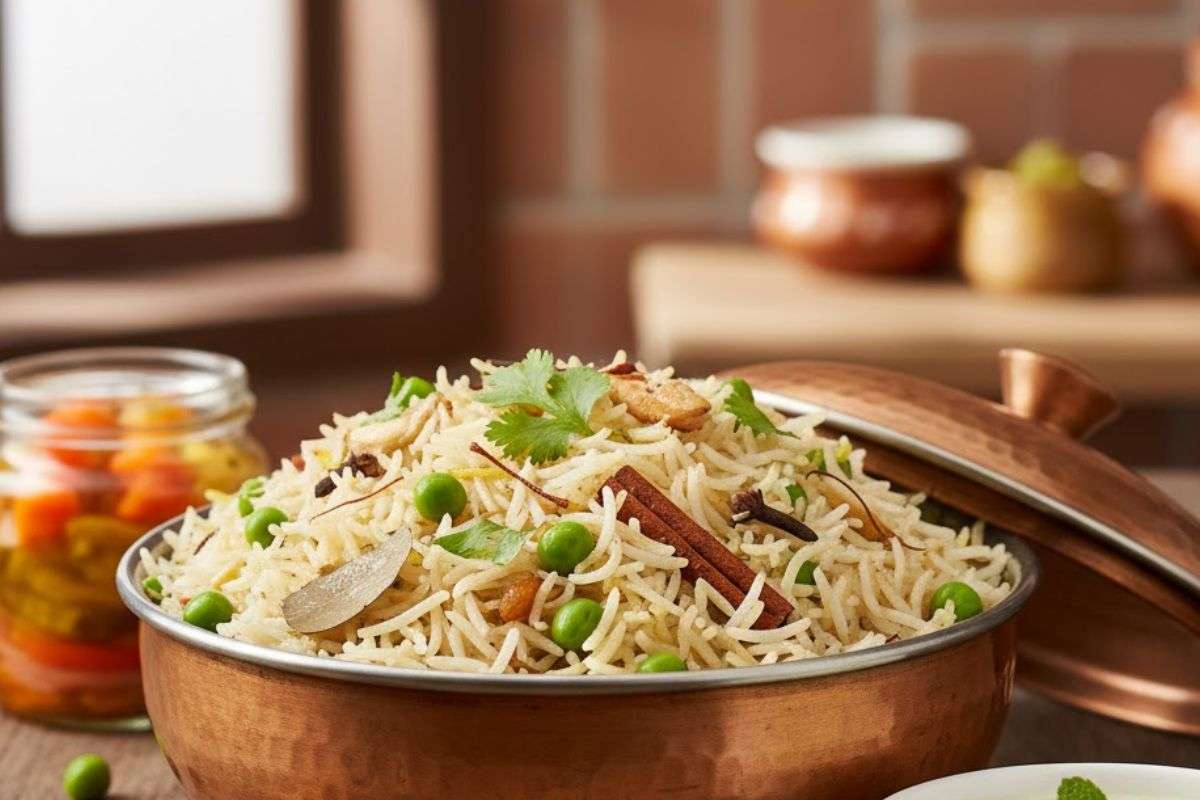 Pulao Recipes Ideas For Diwali Dinner: सादा पुलाव छोड़िए, इस दिवाली बनाएं ये 5 फ्लेवरफुल पुलाव, स्वाद ऐसा कि खाने वाले बार-बार बनाने की करेंगे डिमांड 2 Matar Pulao
